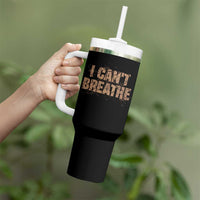 I Cant Breathe Protest Tumbler With Handle - Wonder Print Shop