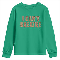 I Cant Breathe Protest Youth Sweatshirt - Wonder Print Shop