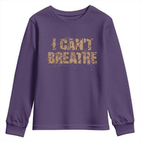 I Cant Breathe Protest Youth Sweatshirt - Wonder Print Shop