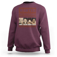 Black Female Empowerment Sweatshirt Wanted Well Behaved Women Seldom Make History - Wonder Print Shop