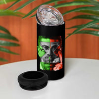 Malcolm X 4 in 1 Can Cooler Tumbler Black History Month - Wonder Print Shop