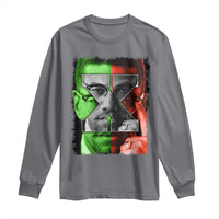 Malcolm X Long Sleeve Shirt Black History Month - Wonder Print Shop