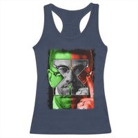 Malcolm X Racerback Tank Top Black History Month - Wonder Print Shop