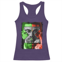 Malcolm X Racerback Tank Top Black History Month - Wonder Print Shop