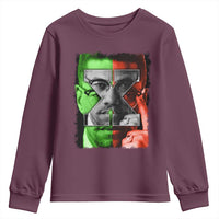 Malcolm X Youth Sweatshirt Black History Month - Wonder Print Shop
