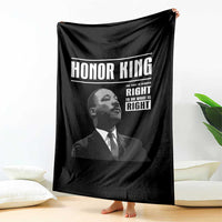 Martin Luther King Throw Blanket The Time Is Always Right To Do What Is Right - Wonder Print Shop