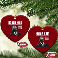 Martin Luther King Ceramic Ornament The Time Is Always Right To Do What Is Right - Wonder Print Shop