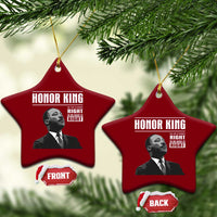 Martin Luther King Ceramic Ornament The Time Is Always Right To Do What Is Right - Wonder Print Shop