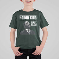 Martin Luther King T Shirt For Kid The Time Is Always Right To Do What Is Right - Wonder Print Shop
