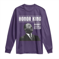 Martin Luther King Long Sleeve Shirt The Time Is Always Right To Do What Is Right - Wonder Print Shop