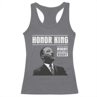 Martin Luther King Racerback Tank Top The Time Is Always Right To Do What Is Right - Wonder Print Shop