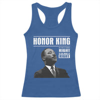 Martin Luther King Racerback Tank Top The Time Is Always Right To Do What Is Right - Wonder Print Shop