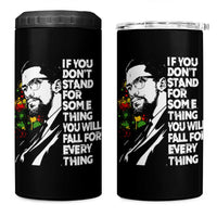 Malcolm X Inspirational 4 in 1 Can Cooler Tumbler If You Dont Stand For Something You Will Fall For Anything - Wonder Print Shop