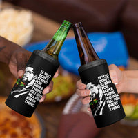 Malcolm X Inspirational 4 in 1 Can Cooler Tumbler If You Dont Stand For Something You Will Fall For Anything - Wonder Print Shop