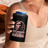 Martin Luther King 4 in 1 Can Cooler Tumbler Retro Black History Month Civil Rights - Wonder Print Shop