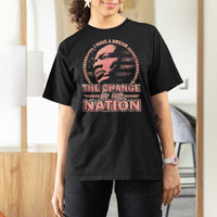 Martin Luther King T Shirt For Women Retro Black History Month Civil Rights - Wonder Print Shop