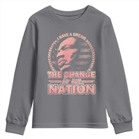Martin Luther King Youth Sweatshirt Retro Black History Month Civil Rights - Wonder Print Shop