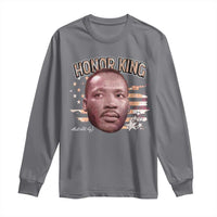 Martin Luther King Jr. Long Sleeve Shirt MLK Day Black History Month American Flag