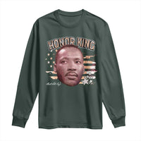 Martin Luther King Jr. Long Sleeve Shirt MLK Day Black History Month American Flag