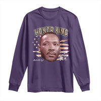 Martin Luther King Jr. Long Sleeve Shirt MLK Day Black History Month American Flag