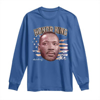 Martin Luther King Jr. Long Sleeve Shirt MLK Day Black History Month American Flag