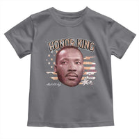 Martin Luther King Jr. Toddler T Shirt MLK Day Black History Month American Flag