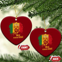 MLK Ceramic Ornament Honor King Civil Rights Leader Black History Month - Wonder Print Shop