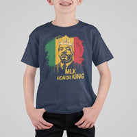 MLK T Shirt For Kid Honor King Civil Rights Leader Black History Month - Wonder Print Shop