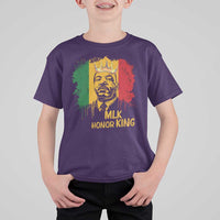 MLK T Shirt For Kid Honor King Civil Rights Leader Black History Month - Wonder Print Shop
