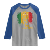 MLK Raglan Shirt Honor King Civil Rights Leader Black History Month - Wonder Print Shop