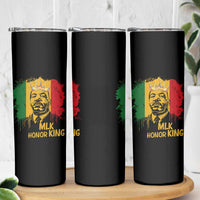 MLK Skinny Tumbler Honor King Civil Rights Leader Black History Month - Wonder Print Shop