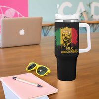 MLK Tumbler With Handle Honor King Civil Rights Leader Black History Month - Wonder Print Shop