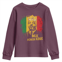 MLK Youth Sweatshirt Honor King Civil Rights Leader Black History Month - Wonder Print Shop