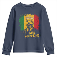 MLK Youth Sweatshirt Honor King Civil Rights Leader Black History Month - Wonder Print Shop