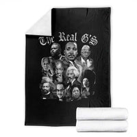 Civil Rights Legends Throw Blanket The Real G’s Juneteenth Black History Month - Wonder Print Shop