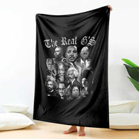 Civil Rights Legends Throw Blanket The Real G’s Juneteenth Black History Month - Wonder Print Shop