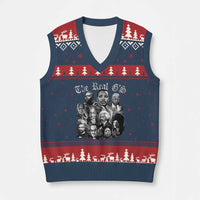 Civil Rights Legends V-Neck Knit Sweater Vest The Real G’s Juneteenth Black History Month - Wonder Print Shop