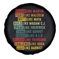 Black History Month Spare Tire Cover Retro Inspirational Leaders - Wonder Print Shop