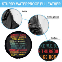 Black History Month Spare Tire Cover Retro Inspirational Leaders - Wonder Print Shop
