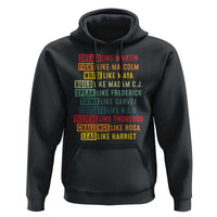 Black History Month Hoodie Retro Inspirational Leaders - Wonder Print Shop