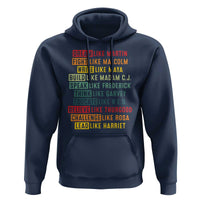 Black History Month Hoodie Retro Inspirational Leaders - Wonder Print Shop