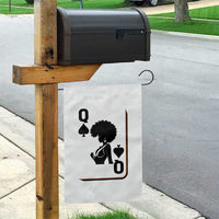 Black Queen Garden Flag Black History Month Afro Woman Poker Card Games - Wonder Print Shop