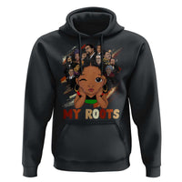 Black African Girl Hoodie Black History Month Juneteenth Gift Afro Empowerment - Wonder Print Shop