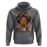Black African Girl Hoodie Black History Month Juneteenth Gift Afro Empowerment - Wonder Print Shop