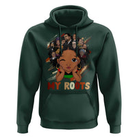 Black African Girl Hoodie Black History Month Juneteenth Gift Afro Empowerment - Wonder Print Shop