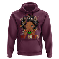 Black African Girl Hoodie Black History Month Juneteenth Gift Afro Empowerment - Wonder Print Shop