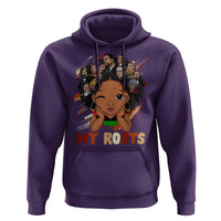 Black African Girl Hoodie Black History Month Juneteenth Gift Afro Empowerment - Wonder Print Shop