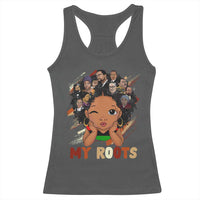 Black African Girl Racerback Tank Top Black History Month Juneteenth Gift Afro Empowerment - Wonder Print Shop