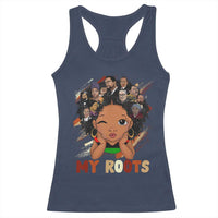 Black African Girl Racerback Tank Top Black History Month Juneteenth Gift Afro Empowerment - Wonder Print Shop
