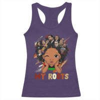 Black African Girl Racerback Tank Top Black History Month Juneteenth Gift Afro Empowerment - Wonder Print Shop